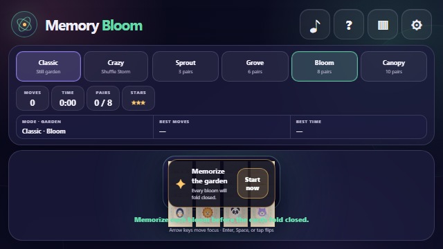 Memory Bloom: Pair Garden gameplay thumbnail